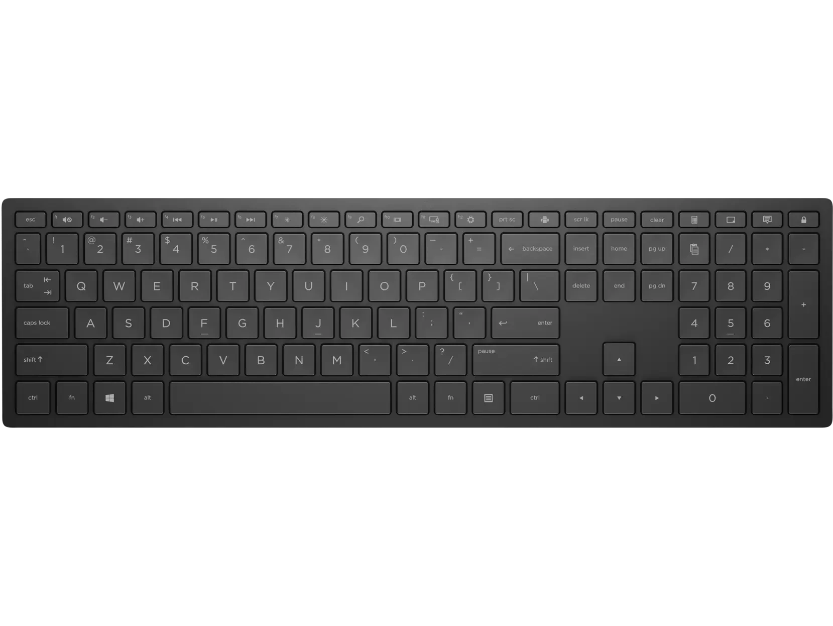 HP Pavilion Wireless Keyboard 600 Swiss Black - 4CE98AA