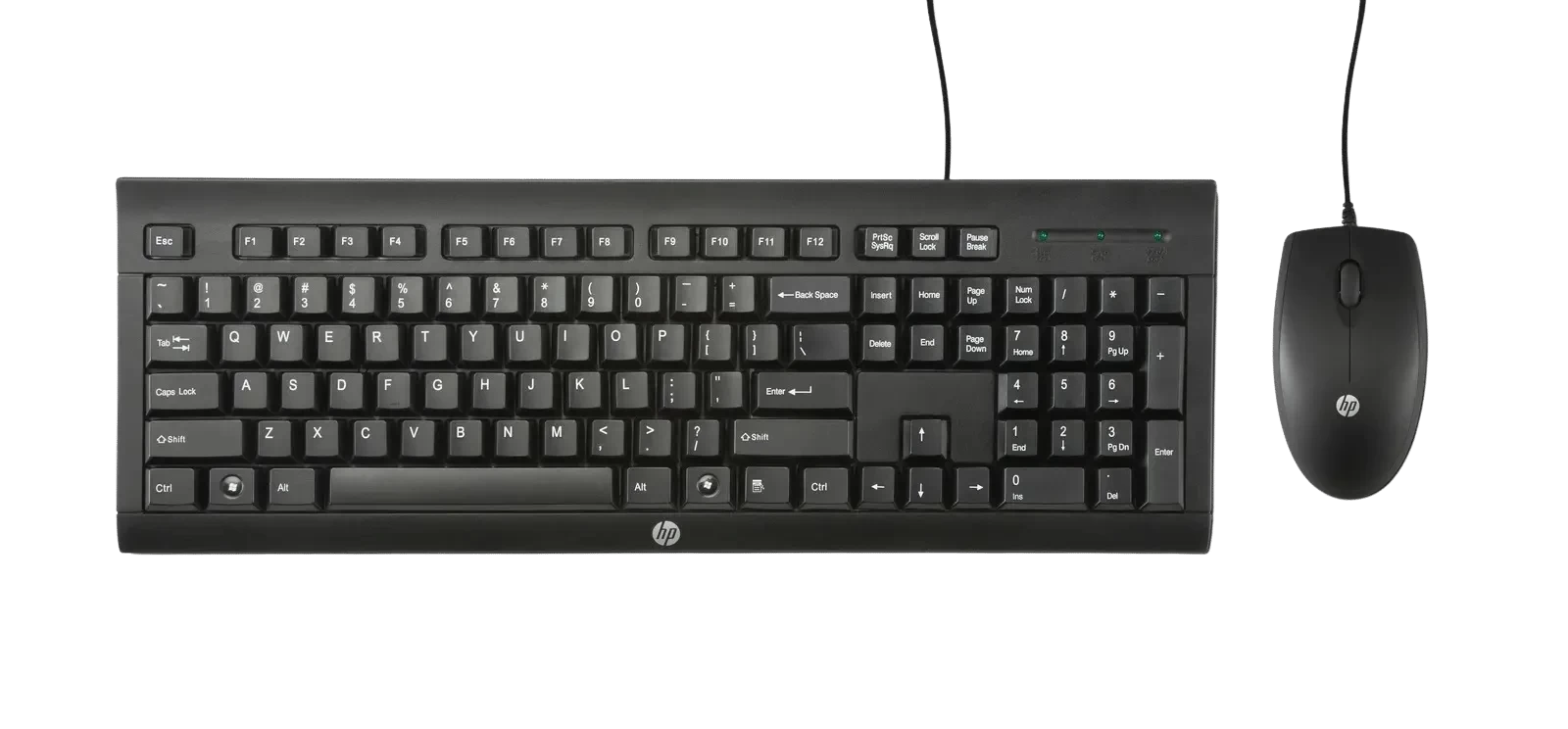 HP Wired Keyboard & Mouse Combo c2500 Black - H3C53AA