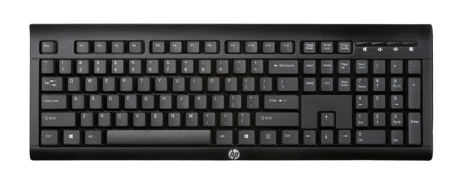 HP K2500 Wireless Keyboard Black - E5E78AA