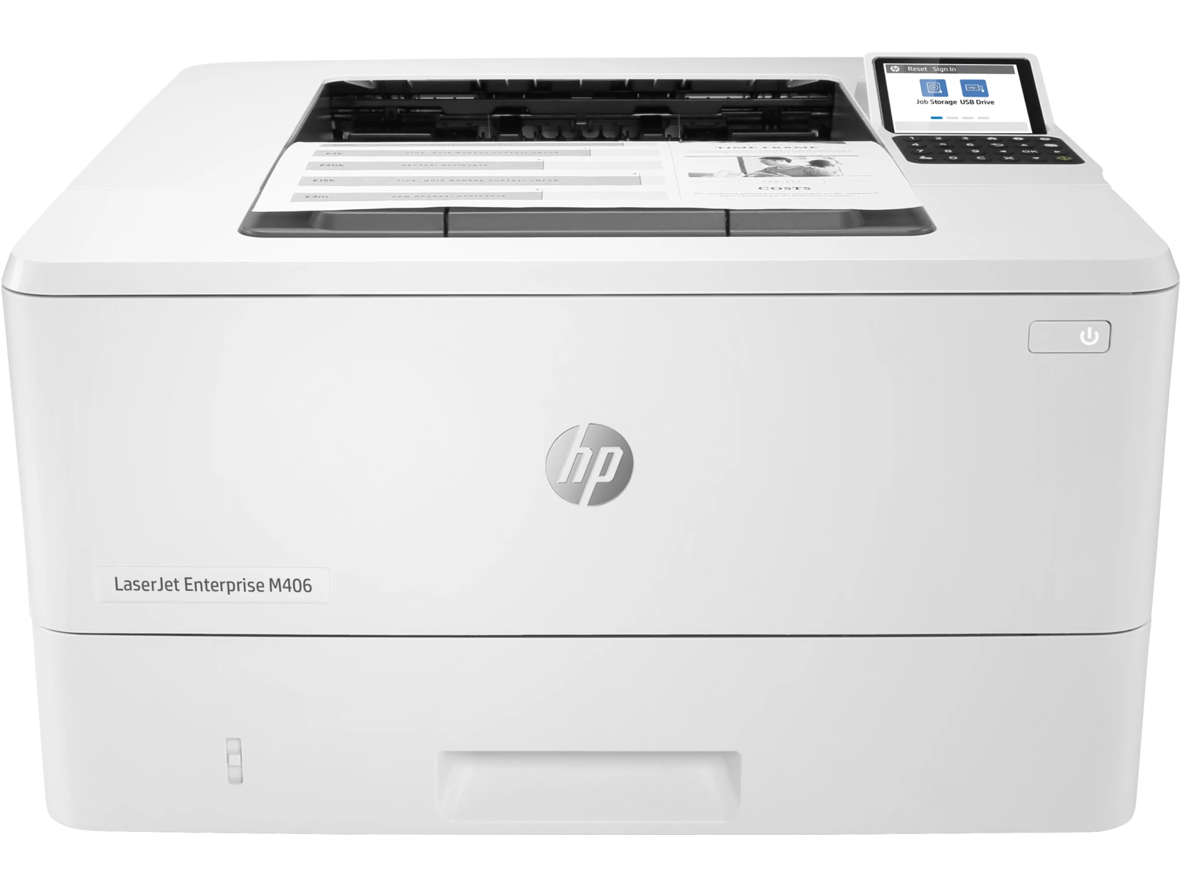 طابعة HP LaserJet Enterprise M406dn